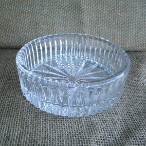 Vintage Waterford Lead Crystal Wine Bottle Coaster